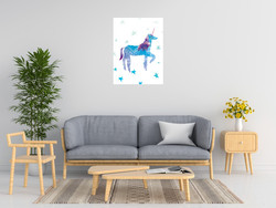 Crystal Smith Prancing Unicorn