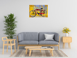 Daryl Thetford Red Bike With Star