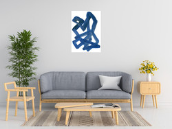 Lora Gold Continuous Blue 1